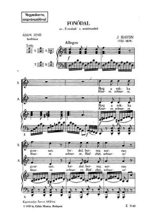 Haydn, Franz Joseph: Fonodal az "evszakok" c.oratoriumbol