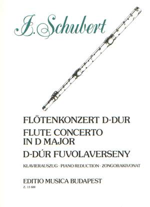 Schubert, J: Flute Concerto in D