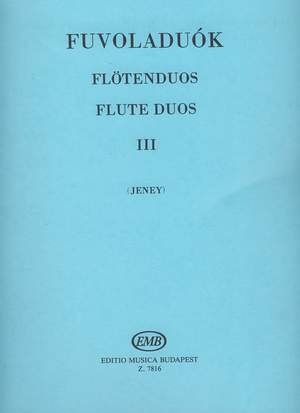 Jeney, Zoltan: Flute Duos Vol.3