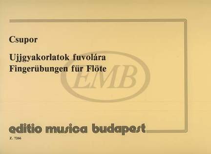 Csupor, Laszlo: Finger Exercises for flute