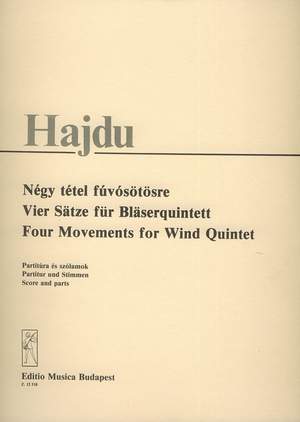 Hajdu, Mihaly: Four Movements for wind quintet