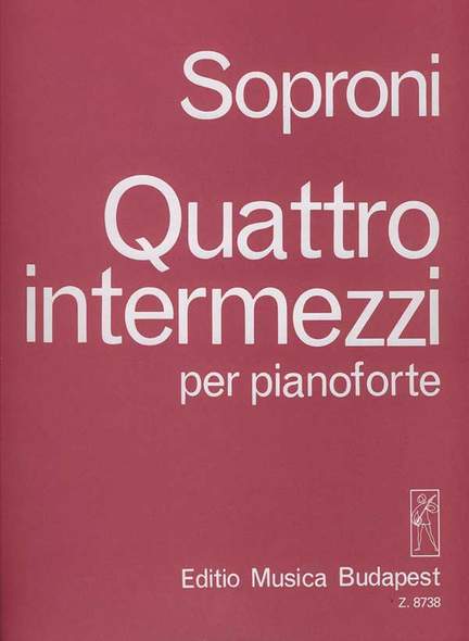 Soproni, Jozsef: Four Intermezzi