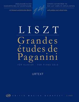 Liszt, Franz: Etudes: Grandes etudes de Paganini