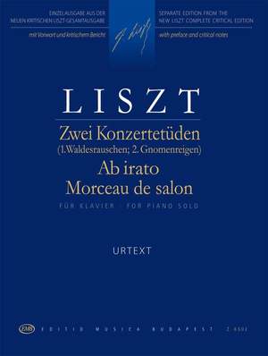 Liszt: Ab Irato/Two Concert Etudes