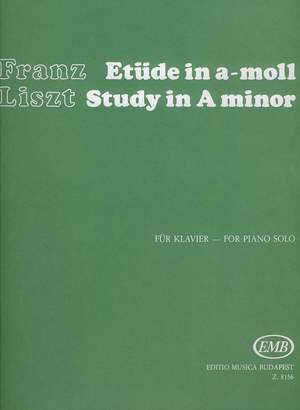 Liszt, Franz: Study in A Minor (Pno Solo)