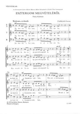 Farkas, Ferenc: Esztergom megvetelerol