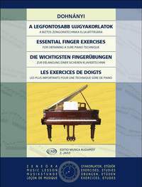 Dohnanyi, Erno: Essential Finger Exercises (piano)