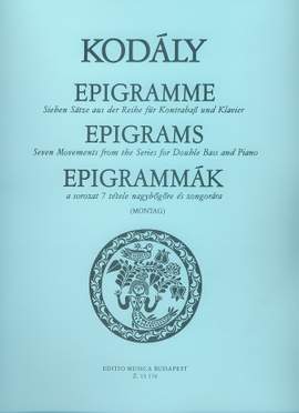 Kodaly, Zoltan: Epigrams