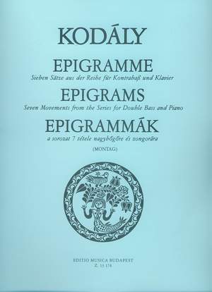 Kodaly, Zoltan: Epigrams