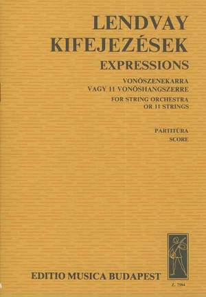 Lendvay, Kamillo: Expressions