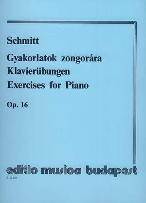 Schmitt, Aloys: Exercises for piano