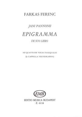 Farkas, Ferenc: Epigramma