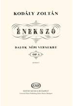 Kodaly, Zoltan: Enekszo (voice and piano) Product Image