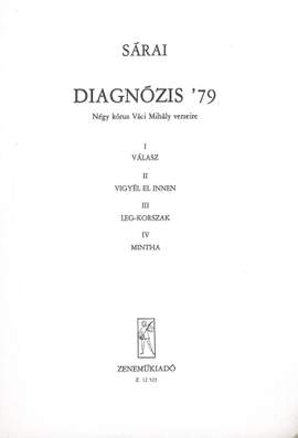 Sarai, Tibor: Diagnozis'79