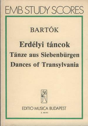 Bartok, Bela: Dances of Transylvania (score)