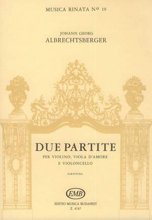 Albrechtsberger, Johann Georg: Due partite