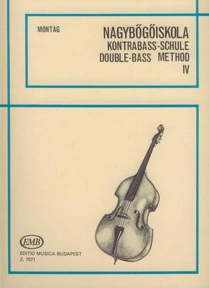 Montag, Lajos: Double Bass Tutor Vol.4
