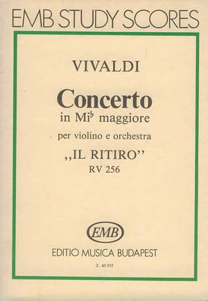 Vivaldi, Antonio: Concerto in mi maggiore."Il Ritiro"
