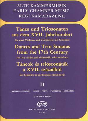 Various: Dances & Trio Sonatas 17th Century Vol.2