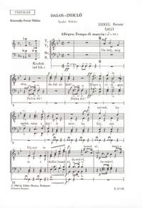 Erkel, Ferenc: Dalos indulo