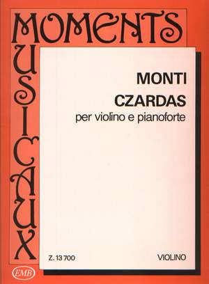 Monti, Vittorio: Czardas (violin and piano)
