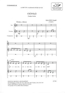 Balazs, Arpad: Csufolo