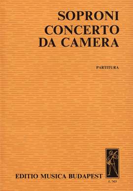 Soproni, Jozsef: Concerto da camera