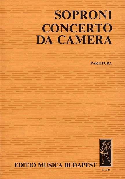 Soproni, Jozsef: Concerto da camera