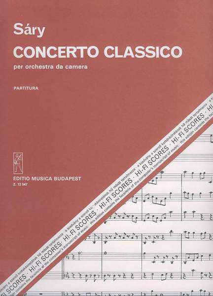 Sary, Laszlo: Concerto classico