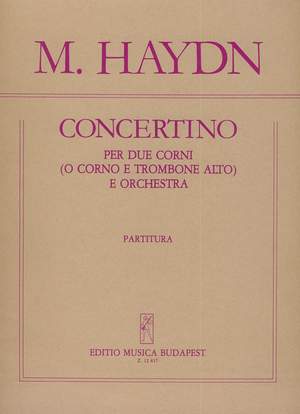 Haydn, Michael: Concertino per due corni e orchestra
