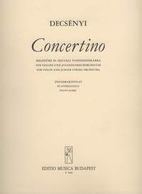 Decsenyi, Janos: Concertino