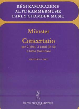 Munster, Joseph: Concertatio