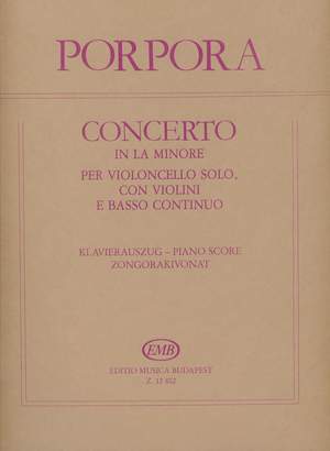Porpora, Nicola: Concerto in la minore