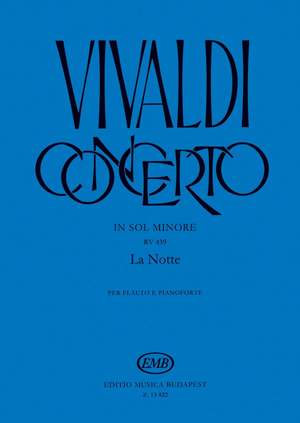 Vivaldi, Antonio: Concerto in G minor (flute and piano)