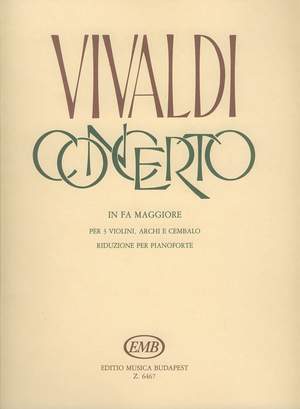 Vivaldi, Antonio: Concerto in fa maggiore