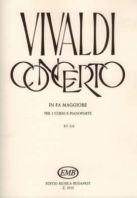 Vivaldi, Antonio: Concerto in fa maggiore