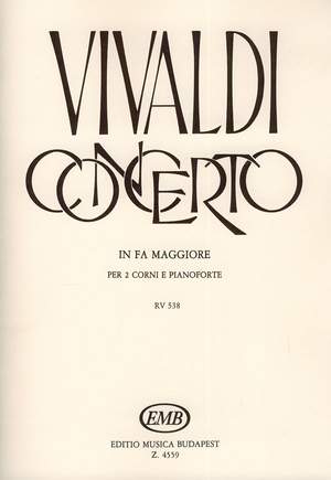 Vivaldi, Antonio: Concerto in fa maggiore