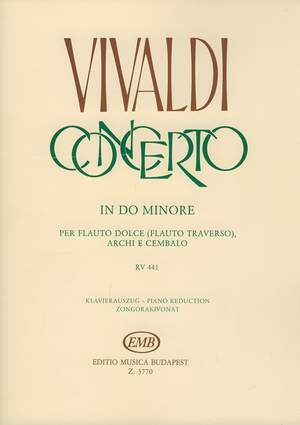 Vivaldi, Antonio: Concerto in C minor (flute and piano)