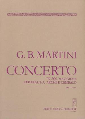 Martini, Giovanni Battista: Concerto G-Gur