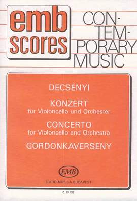 Decsenyi, Janos: Concerto for violoncello and orchestra