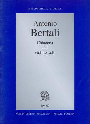 Bertali, Antonio: Chiacona per violino solo