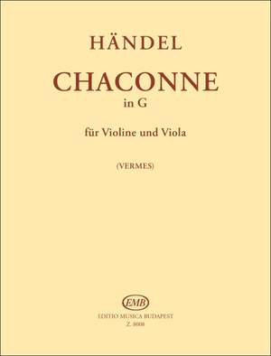 Handel, Georg Fridrick: Chaconne in G