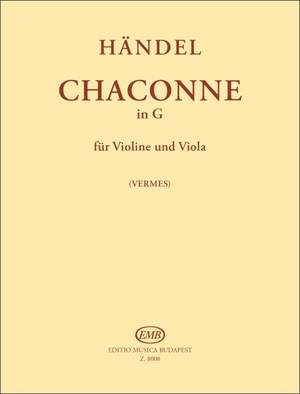 Handel, Georg Fridrick: Chaconne in G