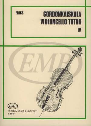 Friss, Antal: Cello Tutor Vol.4