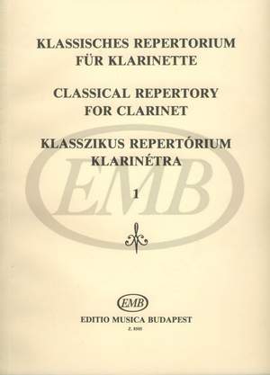 Balassa, Gyorgy: Classical Repertory (clarinet and piano)