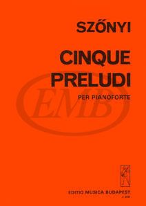 Szonyi, Erzsebet: Cinque preludi