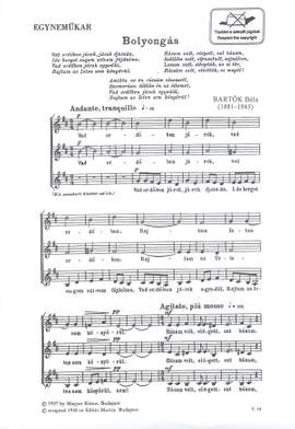 Bartok, Bela: Bolyongas