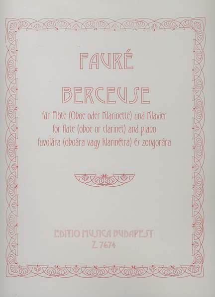 Faure, Gabriel: Berceuse