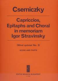Csemiczky, Miklos: Capriccios, Epitaphs and Choral