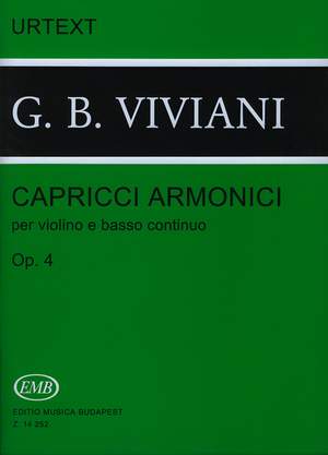 Viviani, Giovanni Buonaventura: Capricci armonici per violino e basso co